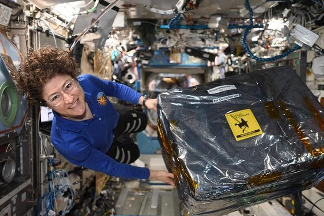 NASA image: CAL Unloading on ISS