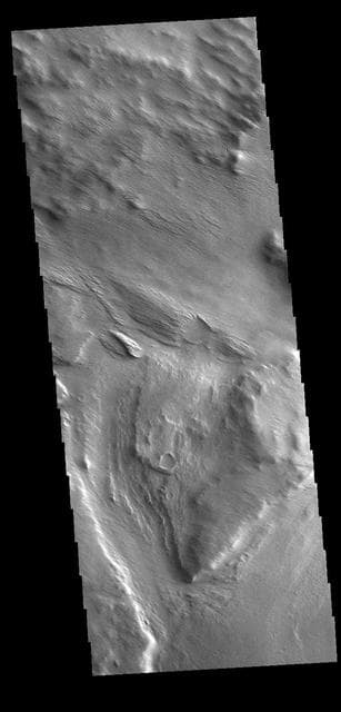 NASA image: Wind Eroded Vallis