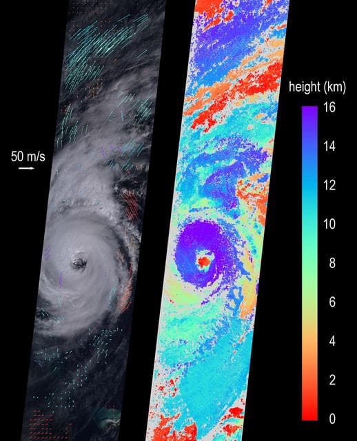 NASA image: NASA's MISR Observes Hurricane Dorian off the South Carolina Coast