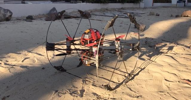 NASA image: Shapeshifter Prototype Rolls and Flies