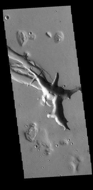 NASA image: Hebrus Valles