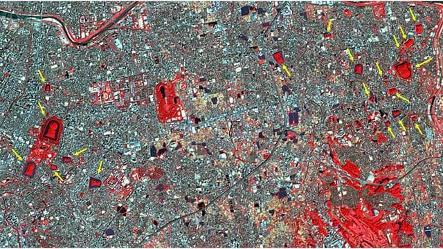 NASA image: Mozu Tombs, Japan