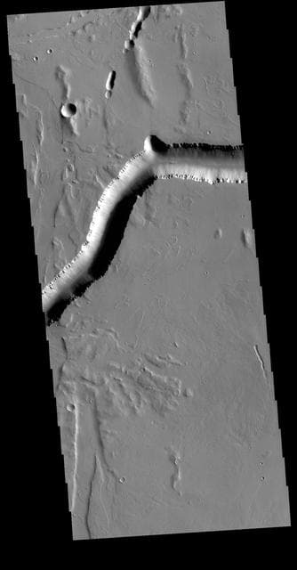 NASA image: Olympica Fossae