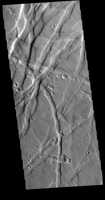 NASA image: Uranius Fossae
