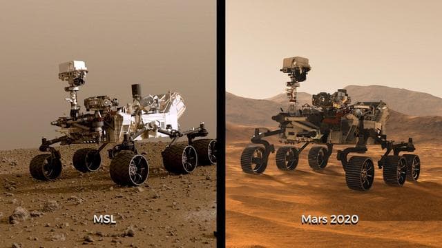 NASA image: Side-by-Side: Curiosity and Mars 2020