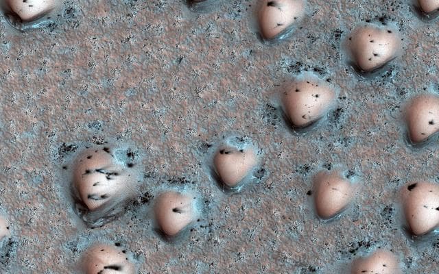 NASA image: A Martian Game Board
