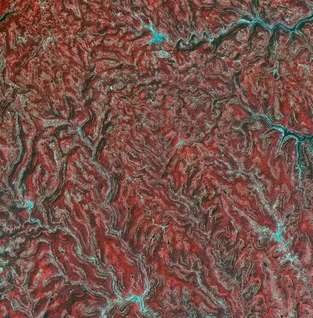 NASA image: Sichuan Basin, China