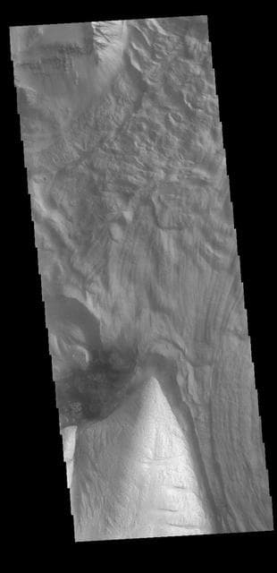 NASA image: Ophir Chasma Landslide