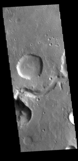 NASA image: Hypanis Valles