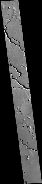 NASA image: Hephaestus Fossae