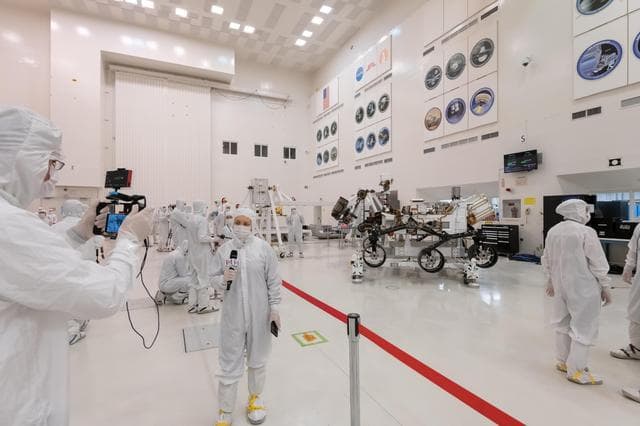 NASA image: Media Meet NASA's Mars 2020 Rover and Builders