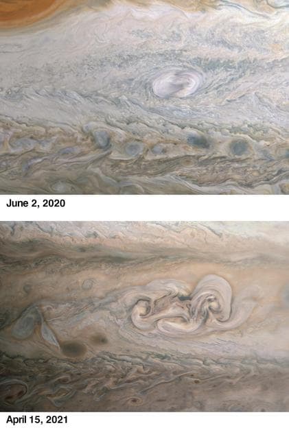 NASA image: Juno Returns to Clyde's Spot on Jupiter