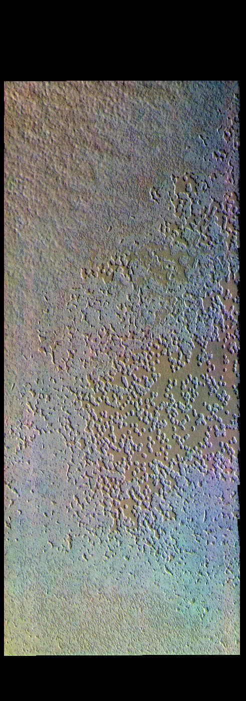 NASA image: Swiss Cheese - False Color