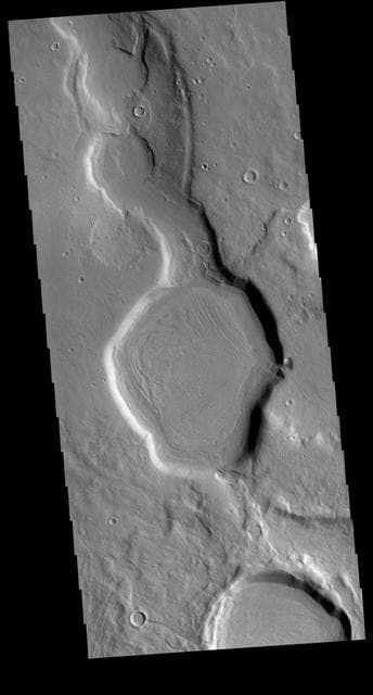 NASA image: Arabia Terra Channel