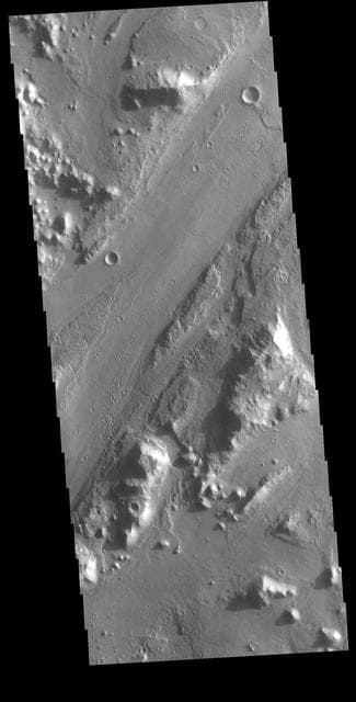 NASA image: Morava Valles