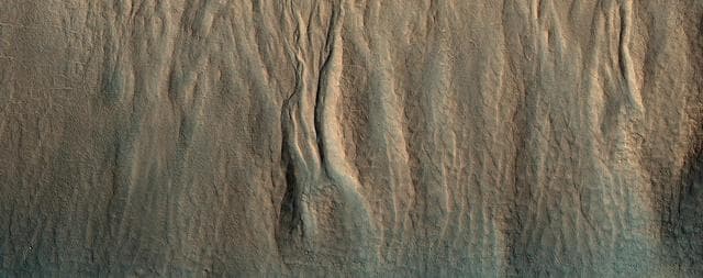 NASA image: A First Look at a Gullied Slope