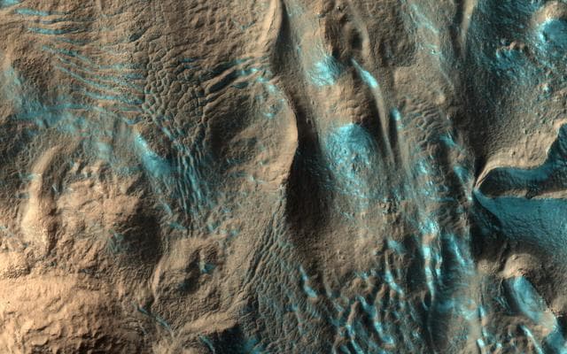 NASA image: Streamers of Frost