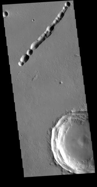 NASA image: Labeatis Fossae