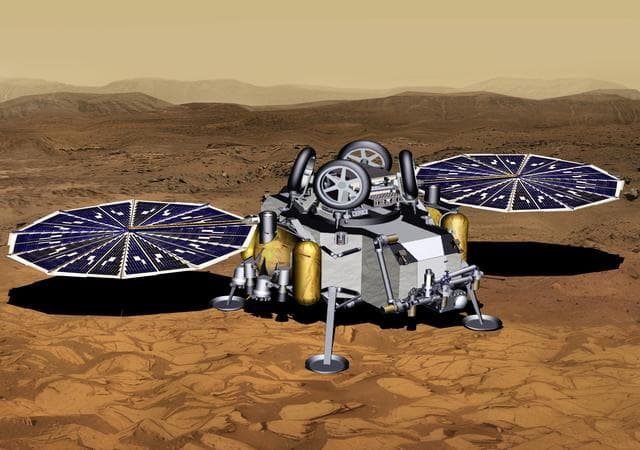 NASA image: Mars Sample Return Lander With Solar Panels Deployed (Artist's Concept)