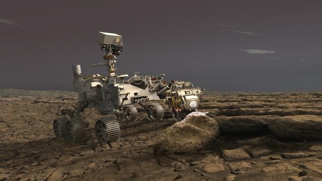 NASA image: PIXL Takes Aim at Rocks (Illustration)