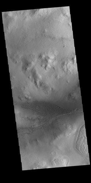 NASA image: Lyot Crater Dunes