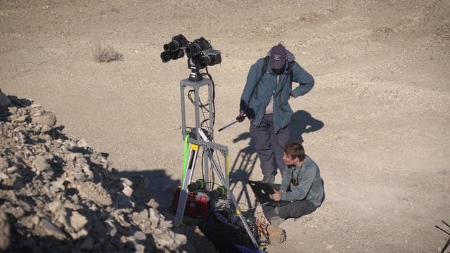 NASA image: Cameras in the Nevada Desert