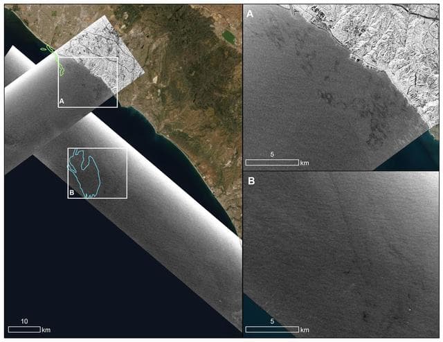 UAVSAR Oil Slicks