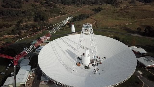 NASA image: Swinging the Cone Into Place