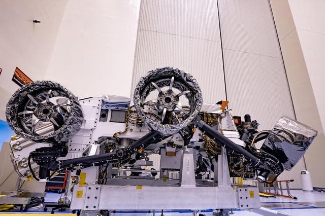 NASA image: Wheels Up for Perseverance Rover