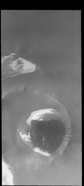 NASA image: Inuvik Crater Dunes