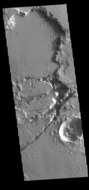 NASA image: Sirenum Fossae