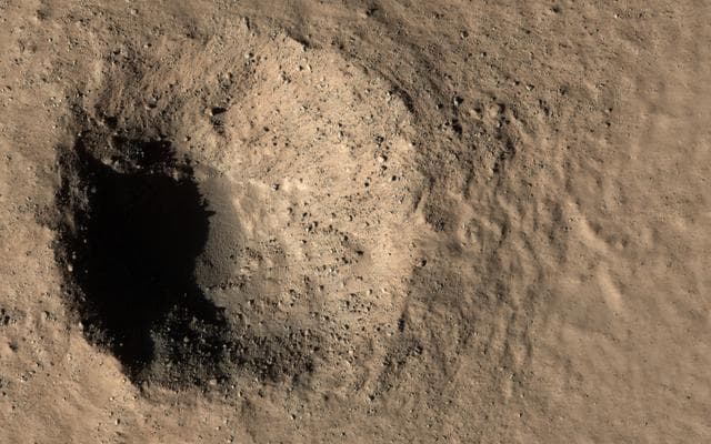 NASA image: Two Young Craters