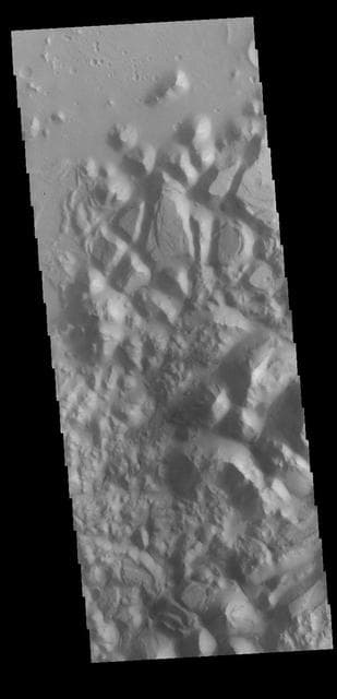 NASA image: Orson Welles Crater Chaos