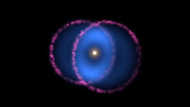 NASA image: Geometry of the Blue Ring Nebula (Animation)