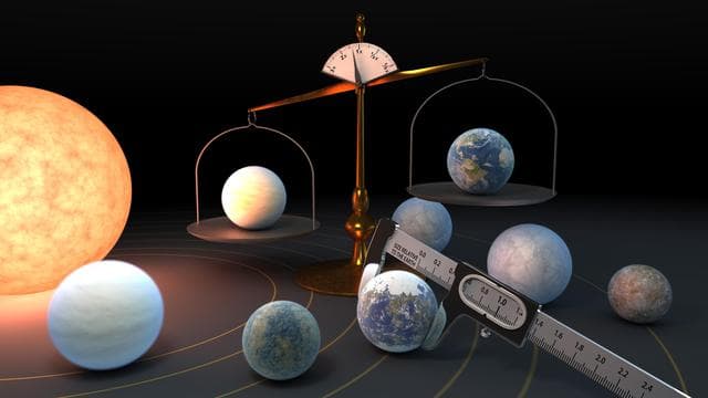 NASA image: Measuring the Masses and Diameters of the TRAPPIST-1 Planets