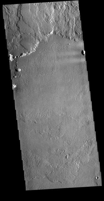 NASA image: Olympus Mons Lava Flows