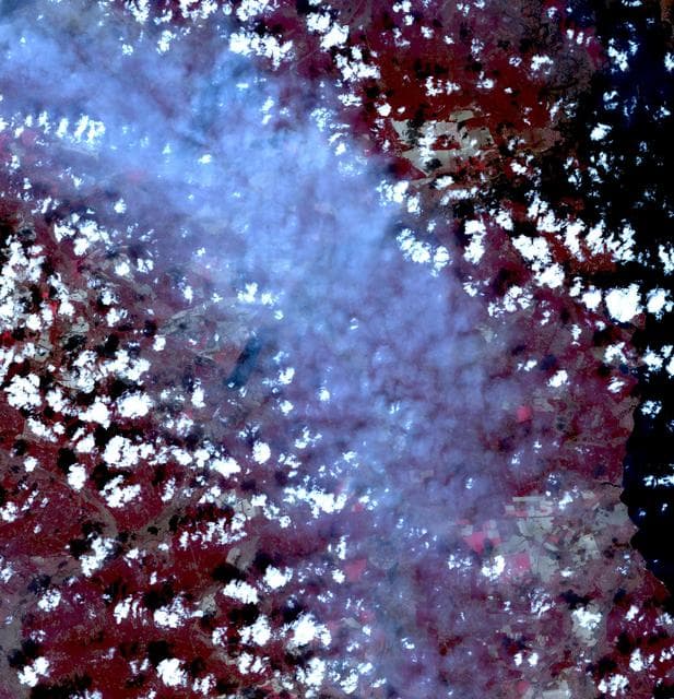 NASA image: Ukraine Fires, Russia