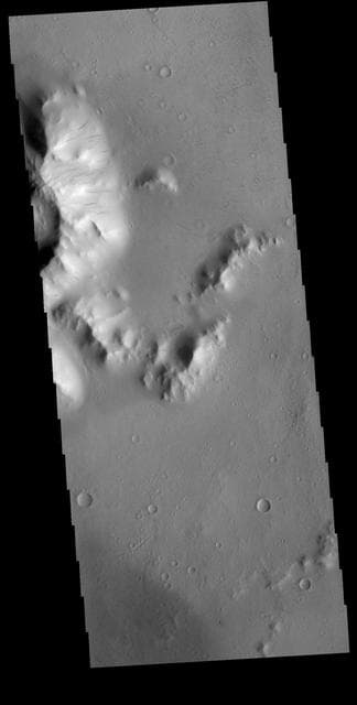 NASA image: Burton Crater
