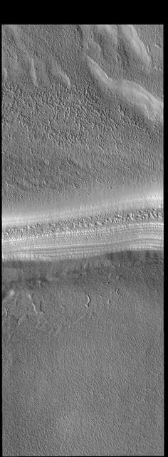 NASA image: South Polar Textures