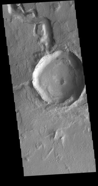 NASA image: Hephaestus Fossae