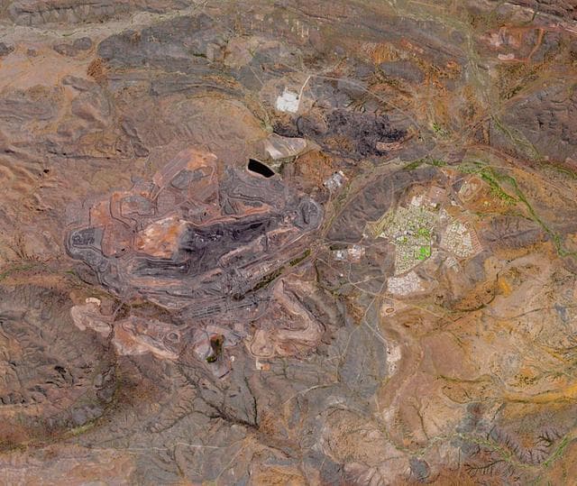 NASA image: Mount Whaleback Iron Ore Mine, Australia