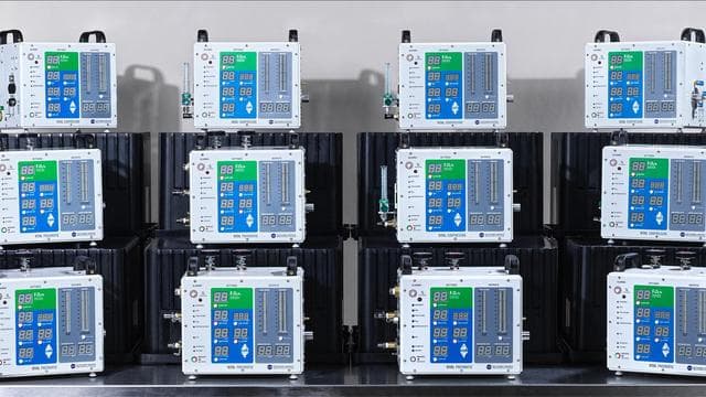 Stacks of VITAL Ventilators