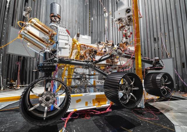 NASA image: Ingenuity Mars Helicopter Deployment Test
