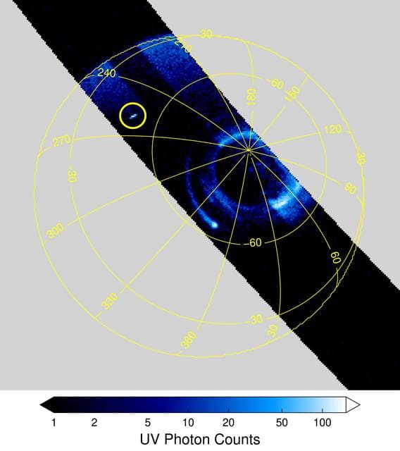 NASA image: Possible Jupiter Sprite