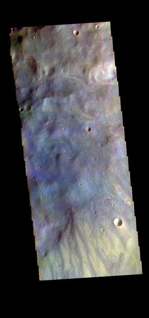 NASA image: Nectaris Fossae - False Color