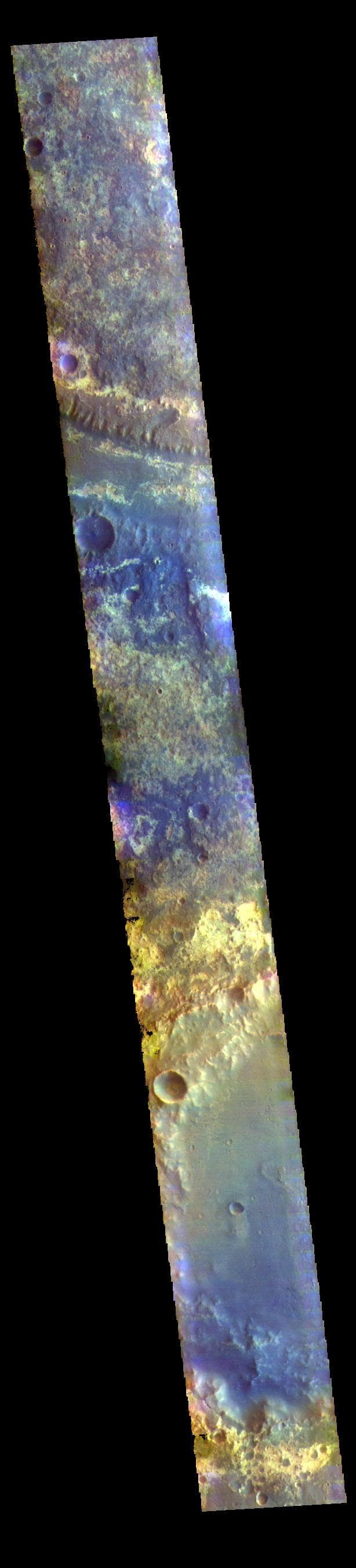 NASA image: Mawrth Vallis - False Color