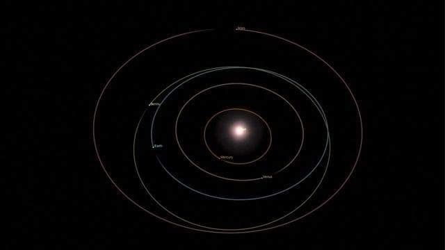 NASA image: Asteroid Bennu's Particle Ejection Events