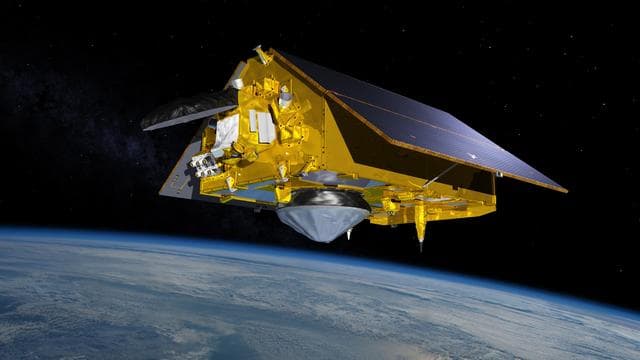 NASA image: The Sentinel-6 Michael Freilich Satellite Orbits Earth (Illustration)
