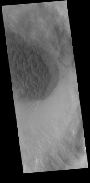 NASA image: Crater Dunes