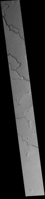 NASA image: Hephaestus Fossae